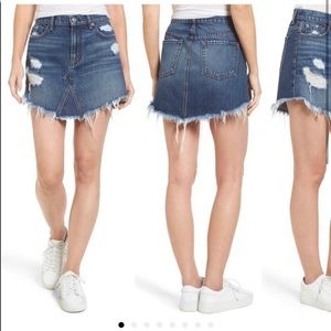 7 for all mankind denim skirt